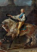 Jacques-Louis David Portrait of Count Stanislas Potocki oil painting artist